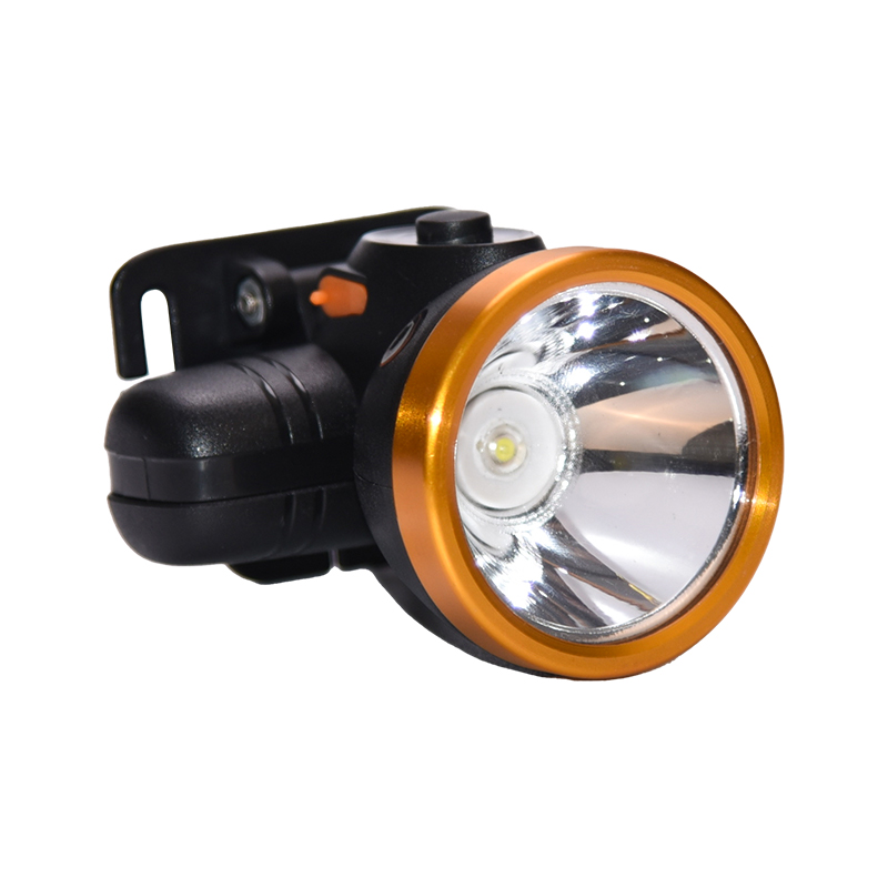 TL-3001 1LED 3W LED Lithium bateri suis butang boleh dicas semula kepala logam lampu depan lampu mudah alih luar