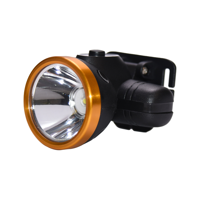 TL-3001 1LED 3W LED Lithium bateri suis butang boleh dicas semula kepala logam lampu depan lampu mudah alih luar